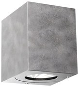 Nordlux - LED Vonkajšie nástenné svietidlo CANTO 2xLED/6W/230V IP44 strieborné