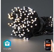 Nedis SmartLife LED Wi-Fi Teplá až studená biela 200 LED 20 m Android/IOS WIFILX02W200