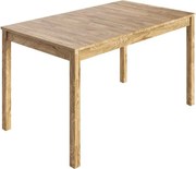 XXXLutz JEDÁLENSKÝ STÔL, čierna, farba duba, 160(200)/80/75 cm P & B - Stoly - 001427001301