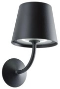 Redo 9125 - LED Vonkajšia nástenná lampa GIORGIO LED/7W/230V IP65 čierna