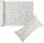 Sada do sauny na ležanie Jäkälä, ľan-biela