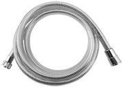 Aqualine Aqualine, LASER plastová sprchová hadica, hladká, 200cm, chróm / biela, 11200