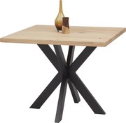 XXXLutz JEDÁLENSKÝ STÔL, dub, čierna, farba duba, 100/100/76 cm P & B - Stoly - 000572031201