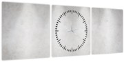 Obraz - Betónový múr so svetlami (s hodinami) (90x30 cm)