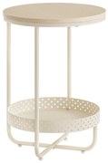 Odkladací stolík E1015 CRM, krémový