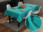 Biante Dekoračný obdĺžnikový obrus Rongo RG-020 Tyrkysový 50x100 cm