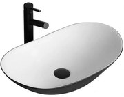 Umývadlo na dosku Royal Black/ White