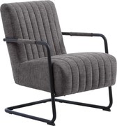 Tmavosivé kreslo Trout – Unique Furniture