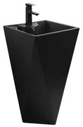 Mexen Ida, voľne stojace umývadlo 46x46x82 cm, čierna matná, 26114670
