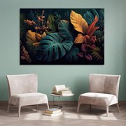 DUBLEZ | Moderný obraz do obývačky - Neonová džungľa