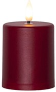 STAR TRADING LED sviečka Flamme Paula Red 10 cm
