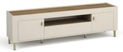 TV skrinka s drážkovaním cashmere MOSSA MO8