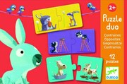 Djeco Puzzle duo: Protiklady