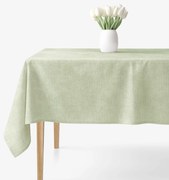 Goldea hranatý obrus malaga - zelený režný 80 x 80 cm