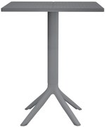 Stôl Nuvela 60x60 cm - tmavosivá