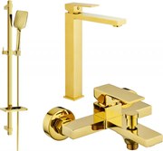 Mexen Uno DQ62 vaňová súprava, zlatá - 71413DQ62-50