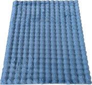 DY Modrý jemný koberec Rabbit Bubble 3D Rozmer: 80x150 cm