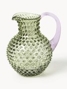 Ručne fúkaný džbán Hobnail, 2 l