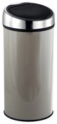 Taupe dotykový oceľový odpadkový kôš 30 l – MSV