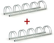 Stojan na bicykle 1+1 ZADARMO, 5 státí
