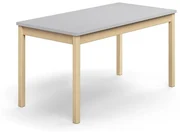 Stôl DECIBEL, 1400x700x720 mm, akustický HPL - šedá