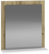 Zrkadlo na stenu Baleta Z60 - craft zlatý / alaska