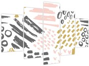 Obraz - Abstraktné ťahy (150x105 cm)