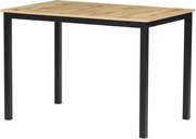 Jedálenský stôl 110x70 cm GDT-202 OAK divoký dub / čierny