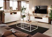 OBÝVACIA STENA / ZOSTAVA LUNGO DUB WOTAN + BIELA NA NOŽIČKÁCH