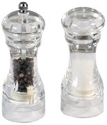 Kesper 13500 Mlynček na korenie a soľnička akryl, v. 14 cm