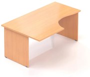 Ergonomický stôl Visio 160 x 100 cm, ľavý, buk