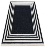 Koberec TWIN 22990 Ramka čierny / krémový