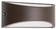 Redo 90192 - LED Vonkajšie nástenné svietidlo SCUDO LED/10W/230V 3000K IP54 hnedá