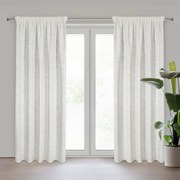 ZÁVES NA PÁSKE ROSI 140X270 CM BÉŽOVÁ