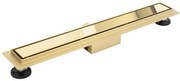 REA-G2562 - Odtokový žľab NEOX 70 cm nerezová oceľ/zlatá