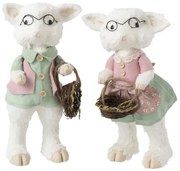 Dekorácie ovčej chlapec a dievča Sheep - 25 * 22 * ​​46cm