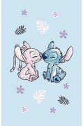 Carbotex Detský uterák 30 × 50 cm ‒ Lilo and Stitch "Light blue"