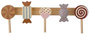 Nástenný detský vešiak z borovicového dreva Rudy - Bloomingville Mini