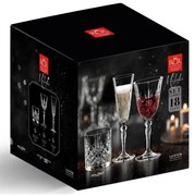 RCR MELODIA SADA POHÁROV NA VÍNO, WHISKY A ŠAMPANSKÉ 18 KS