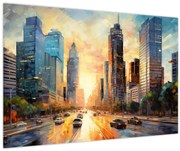 Obraz - Maľba mesta (90x60 cm)