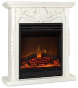 Klarstein Etna Pozzolana, elektrický krb, 1800 W, týždenný časovač, diaľkové ovládanie, biely