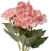 Dekorácia umelá kvetina s tmavo ružovými kvetmi - 16*12*30 cm