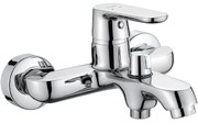 Kuchinox Dima, nástenná vaňová batéria s keramickým prepínačom sprchy, chrómová, LAV-BQD_010D