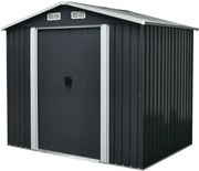 Záhradný domček Strend Pro 236x174x206 cm, plech, antracit