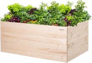 ATMOWOOD Drevený vyvýšený záhon 140 x 80 x 60 cm