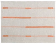 Ľanové prestieranie Linnea 46x32, ľan-oranžové