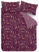 Fialové obliečky na jednolôžko 135x200 cm Enchanted Twilight – Catherine Lansfield
