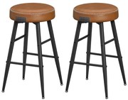 Barová stolička LIOR hnedá/čierna