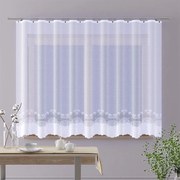 Žakarová záclona 618/D460 biely/180. Tovar na Metru