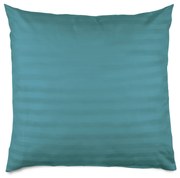 BAMBUSOVÁ OBLIEČKA NA VANKÚŠ STRIPE SEA 40X40 CM TYRKYSOVÁ